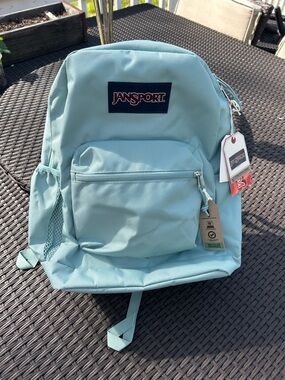 JanSport “Faded Sage” Blue Backpack